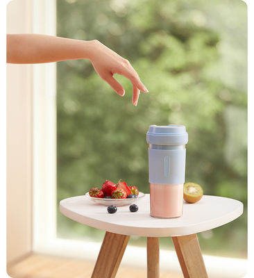 6 Blätter BPA freier tragbarer elektrischer Juice Cup Blender Za Smoothie Plastikjuicer
