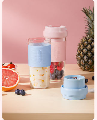 Drahtloser aufladender tragbarer elektrischer Juice Cup Juicing Fruit Blender BPA freies 300ml