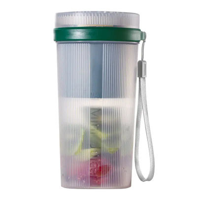 tragbare elektrische Juice Cup Smoothie Bottle Blender 3D Blätter 350ml 13.5Oz 40W